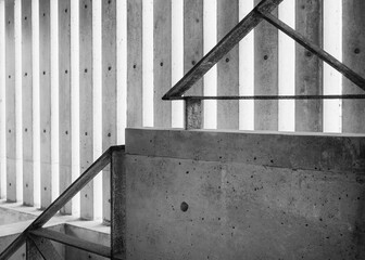 Fototapete - Cement wall concrete texture Architecture details Industry