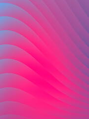 Trendy abstract business template with colorful wave gradient. 3d rendering digital illustration. Colorful background