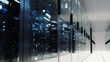 cloud data center, 3d rendering