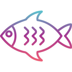 Sticker - Fish Icon