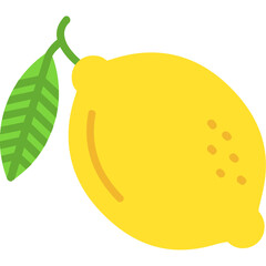 Wall Mural - Lemon Icon