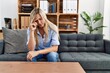 © Krakenimages.com - Young blonde woman patient having psychology session at clinic