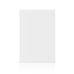 Poster - Closed vertical hardcover book, brochure, catalog or magazine mockup