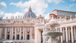 Vatican City, Rome, Saint Peter's Basilica in St. Peter's Square