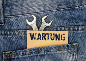 Sticker - Wartung