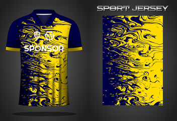 Wall Mural - Soccer sport shirt jersey design template