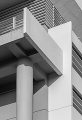 Aufkleber - Exterior of modern architecture. Building abstract background