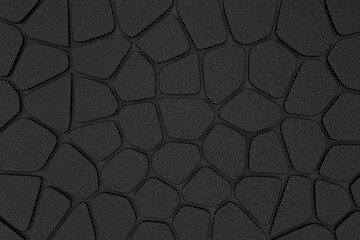 Wall Mural - abstract background of voronoi texture. 3d rendering.