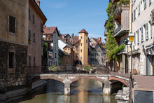Historic And Colourful Architecture Of Old Houses In Annecy, France