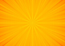Bright Orange And Yellow Rays Background 