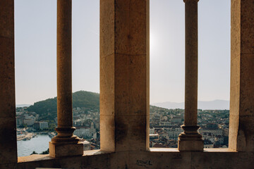 Photograph of the interior of the tower of Saint Domnius in Split Croatia