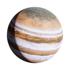 Wall Mural - high detailed planet jupiter of solar system isolated. 3d rendered illustration. elements of this im