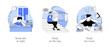 © Visual Generation - Preparing for exams isolated cartoon vector illustrations se