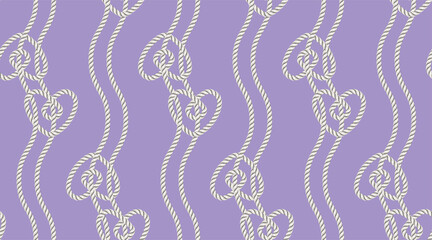 Wall Mural - Rope seamless pattern, great for wallpaper and textile.