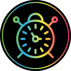 Wall Mural - 1 - Alarm Clock Icon