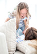 © ASDF - close up.happy mom and daughter spend their free time together