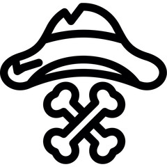 Sticker - Pirate Hat Icon