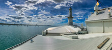 Cunningham Pier On A Beautiful Sunny Day, Panoramic View - Geelong, Australia