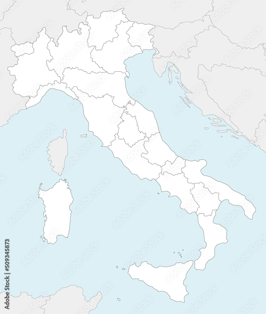 Vector Blank Map Of Italy With Regions And Administrative Divisions 1000 F 509345873 RqCWxLm60rK7hqJcawOJMDlvRCkIkTao 