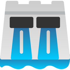 Sticker - Dam Icon