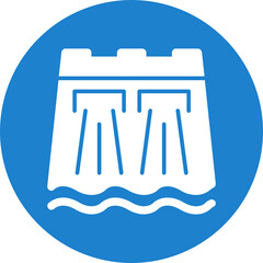 Sticker - Dam Icon