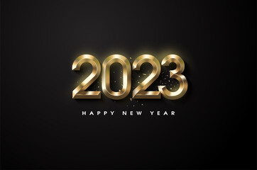 2023 Happy New Year Background Illustration