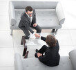 © ASDF - handshake of two businessmen.photo with copy space
