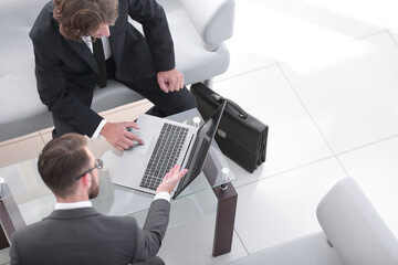 Wall Mural - business people talking on meeting at office