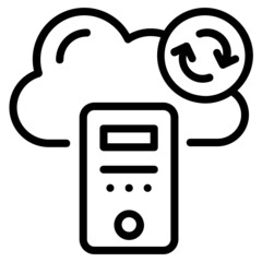 Sticker - Cloud Sync