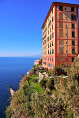 Wall Mural - landscape in Camogli Liguria Italy