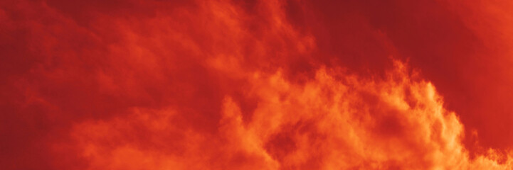 The red sky background looked like smoke and fire. bomb Violent. for wallpaper, backdrop and design.