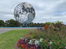 Queens New York Unisphere Globe Park Attraction