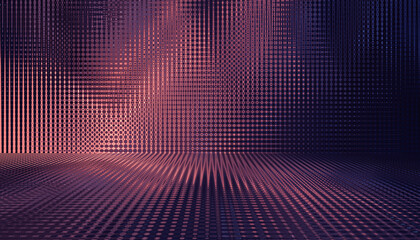 Wall Mural - dark abstract modern neon background. empty night neon scene with rays of light, smoke, smog, disco 