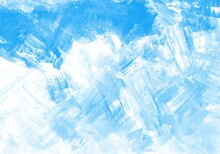Hand Painted Blue Watercolor Texture Background