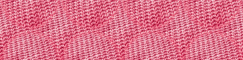 Wall Mural - Knitted Patterns. Pink Seamless Pullover. Pale