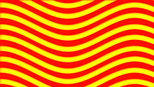 Abstract Background With Bright Colored Curved Lines. Animation. Colored Alternating Lines Moving In Waves In Loop. Bright Colored Background Of Hypnotic Undulating Stripes