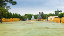 Partial View Of 108 Statues Representing Amitabha Buddha