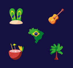 Poster - brazil culture icons