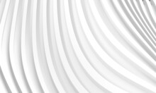 White Stripe Waves Pattern Futuristic Background