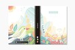 © lukeruk - Notebook cover design with colorful landscape and bird. Vector template design perfect for notebooks, planners, brochures or catalogs.