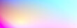 Pink purple violet blue cyan gradient background blank. Horizontal banner or wallpaper tamplate. Copy space, place for text, text area. Bright illustration. Space metaverse web 3 technology texture	