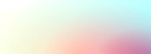 Pastel Colours Cyan Purple Pink Violet Yellow Gradient Background Blank. Horizontal Banner Or Wallpaper Tamplate. Copy Space, Place For Text, Text Area.