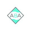 ABA letter logo creative design. ABA unique design.
