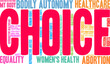 © arloo - Choice Word Cloud on a white background.