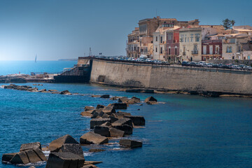 Wall Mural - The Island of Ortigia in Syracuse, Sicily, Italy