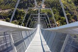 Fototapeta Most - 516 Arouca, the largest pedestrian suspension bridge in the world, Portugal