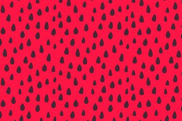 cute watermelon red pattern horizontal background. vector summer fresh fruits backgrounds. watermelo