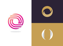 Letter O Logo Vector Template, Creative Circle Logo Letter Initial Logo Design
