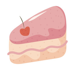 Sticker - slice cake icon