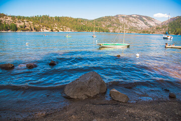 Wall Mural - boats on the lake